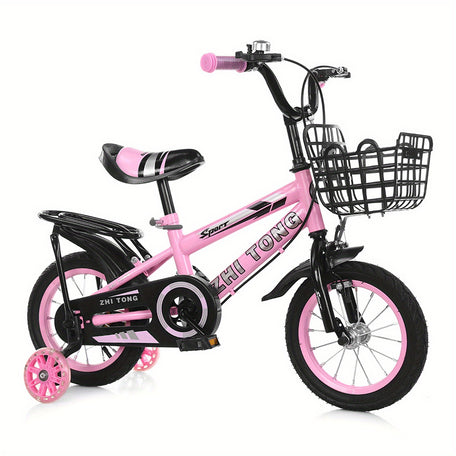 LIXADA 7601 Active Style Kids' Tricycle – 16-Inch Wheels, Rear Seat & Basket