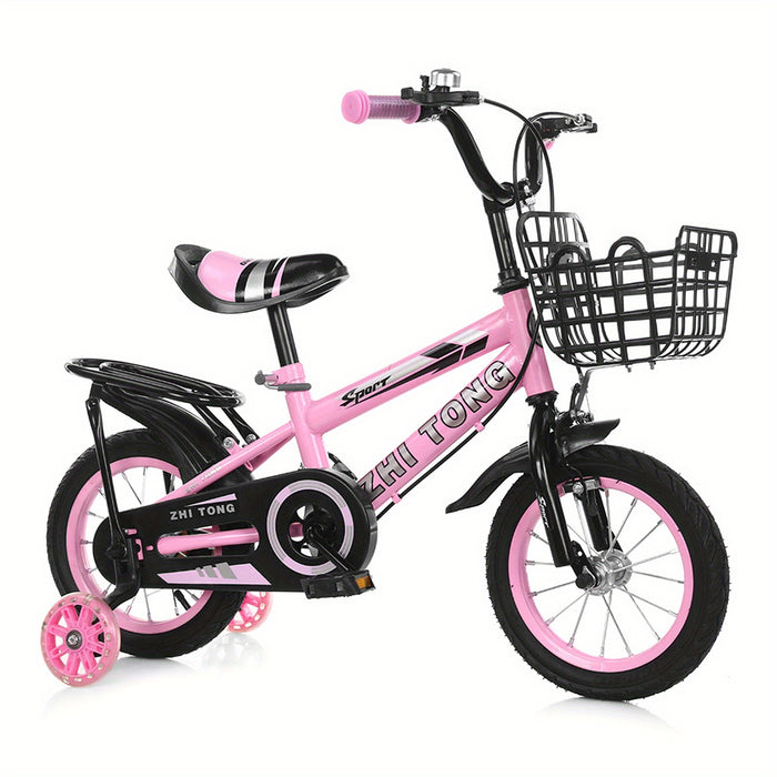 Kids' Tricycle 16-Inch, Ages 3+, Rear Seat & Front Basket