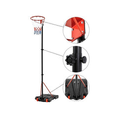 Yaheetech Portable Netball Hoop – Adjustable Height & Weighted Base