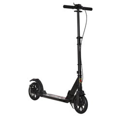 HOMCOM Foldable Kick Scooter – Adjustable Height, Double Suspension & Dual Brakes