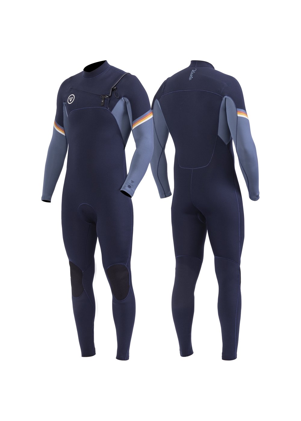 Vissla Men's 7 Seas Raditude 3/2mm Chest Zip Wetsuit, Full Suit