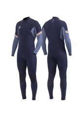 Vissla Men's 7 Seas Raditude 3/2mm Chest Zip Wetsuit, Full Suit