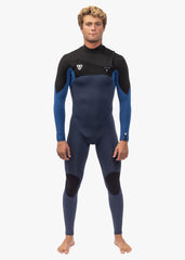 Vissla Men's 7 Seas Comp 4/3mm Chest Zip Wetsuit, Full Suit