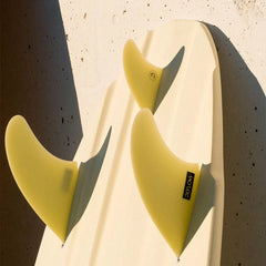 Deflow Twin + 1 Fins, Honeycomb Twin Fins with Centre Fin