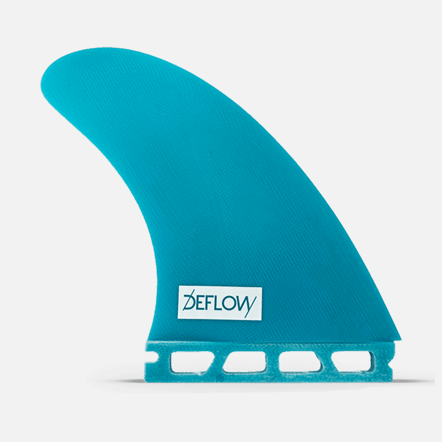 Deflow Asym Surfboard Fins for Asymmetrical Boards, Fibreglass