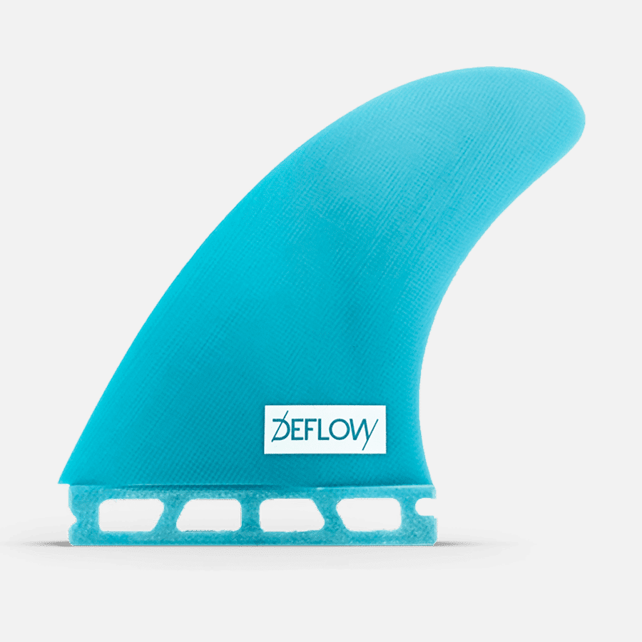 Deflow Asym Surfboard Fins for Asymmetrical Boards, Fibreglass
