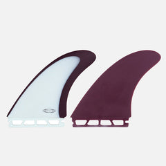 Deflow Duette Twin Fins, Fibreglass