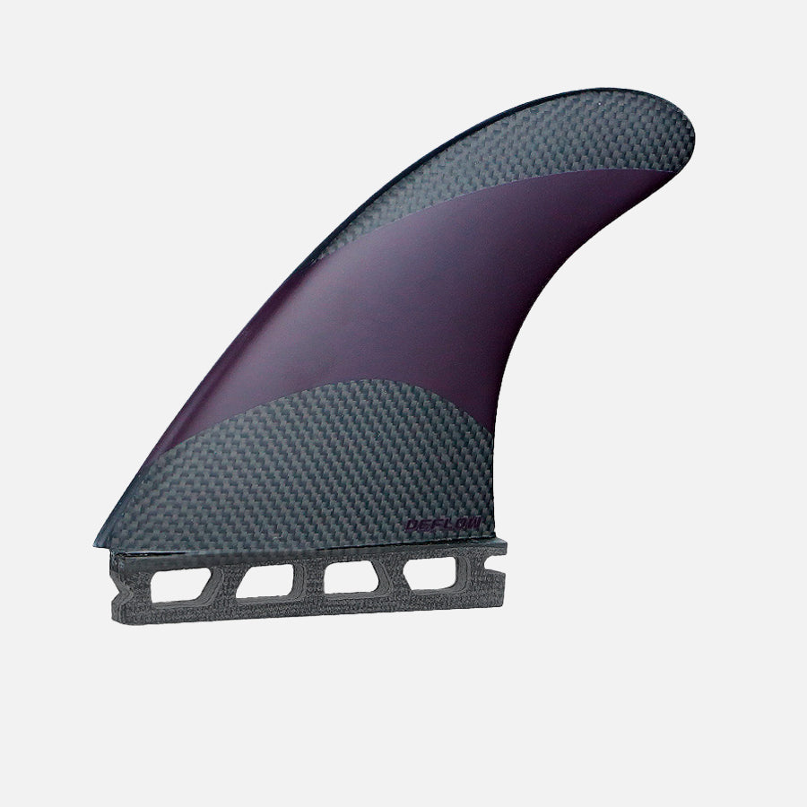 Deflow Fusion Thruster Fins, Carbon Three-Fin Set