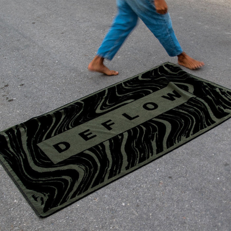 Deflow Beach Towel, 100 x 170cm Double Terry Jacquard