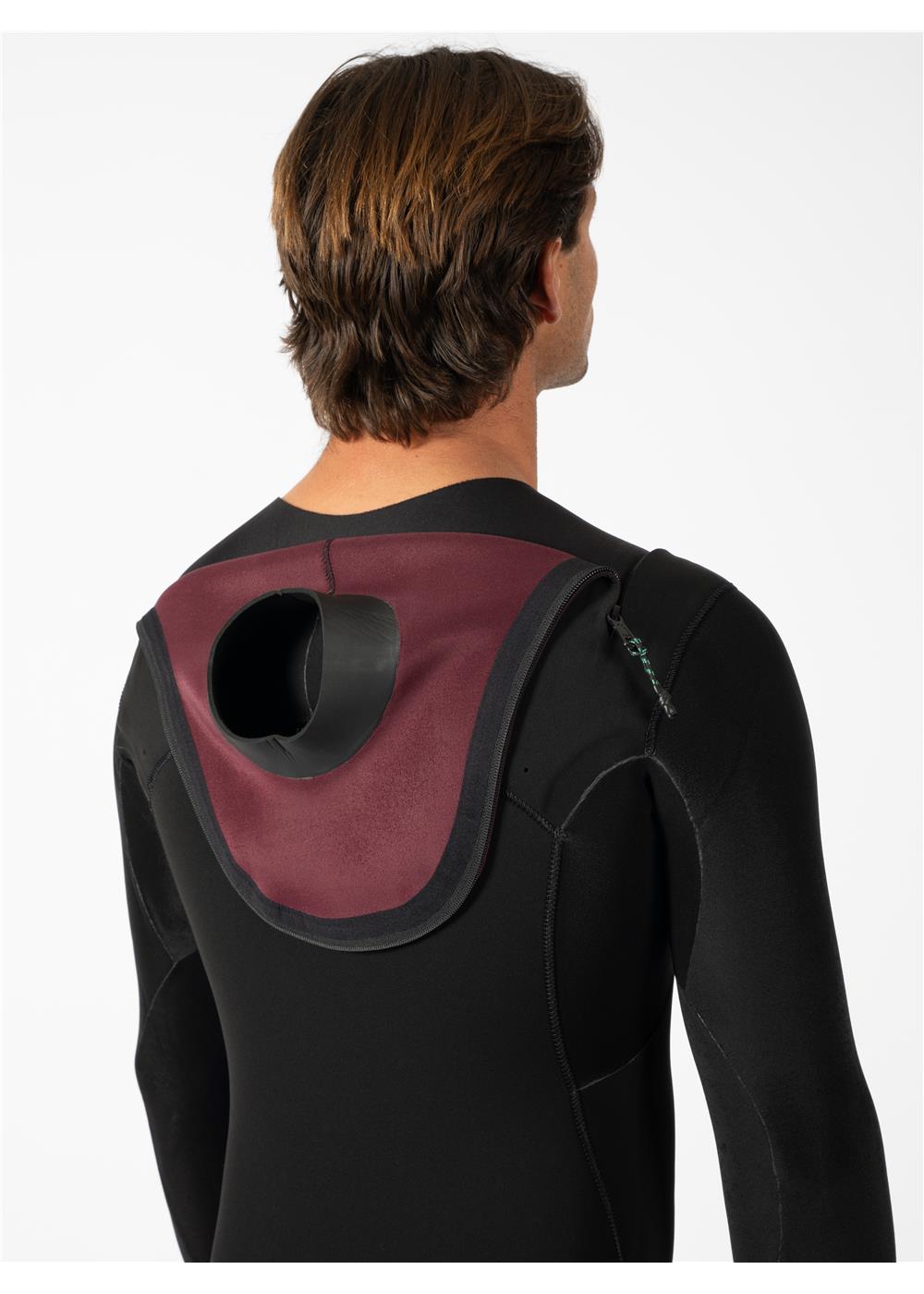 Vissla Men's New Seas 4/3mm V-Zip Wetsuit, Full Suit