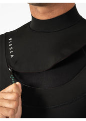 Vissla Men's New Seas 4/3mm V-Zip Wetsuit, Full Suit
