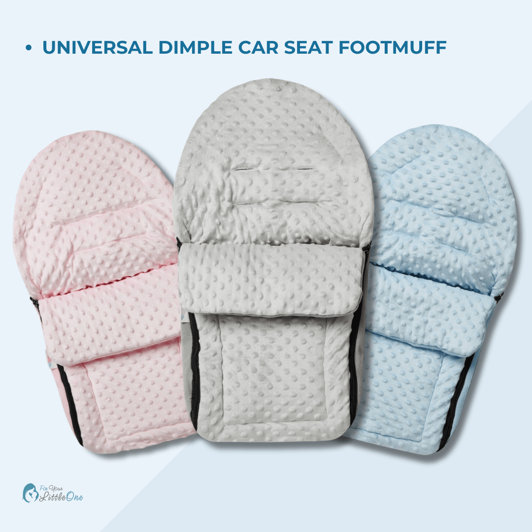 Dimple Car Seat Footmuff – Universal, 3 & 5 Point Harnesses