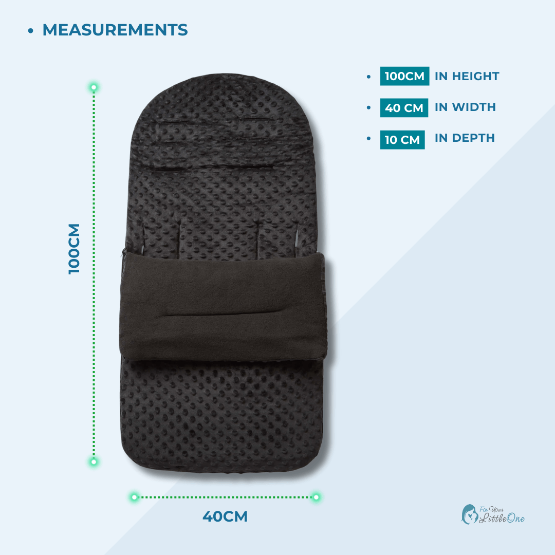 Dimple Pushchair Footmuff – Universal, Fits All Prams & Buggies
