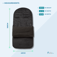Dimple Pushchair Footmuff – Universal, Fits All Prams & Buggies