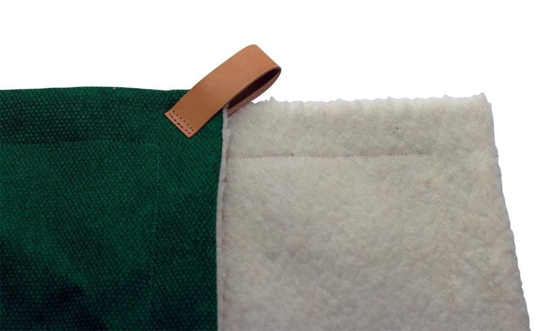 Ralph & Co Richmond Green Stonewashed & Sherpa Dog Blanket