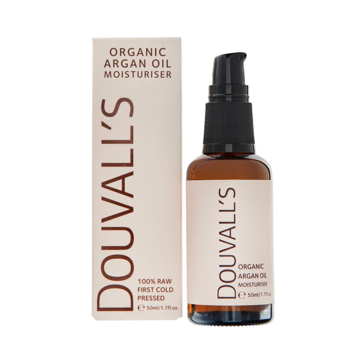 Organic Cold Pressed Argan Oil 50ml Pump – Pure Moroccan Oil for Skin & Hair