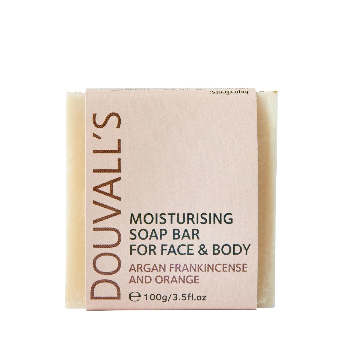 Organic Argan Cleansing Soap 100g – Face, Body & Hair Bar, Three Scents