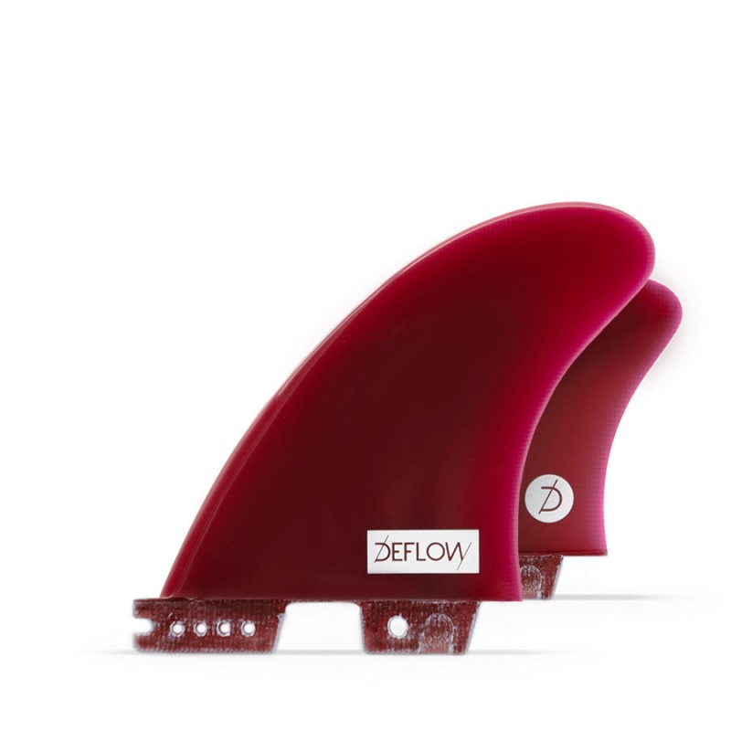 Deflow Driver Quad Surfboard Fins, Four-Fin Set