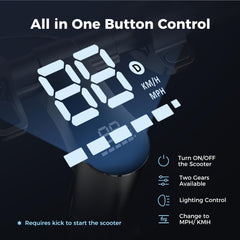 Jasion JS2 NO ABE Adult Electric Scooter – 250W Motor, 19-Mile Range & Dual Braking