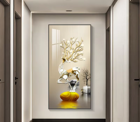 Elegant Sika Deer Canvas Art