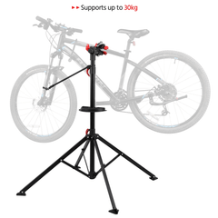 Yaheetech Adjustable Bike Repair Stand – Quick Release Telescopic Workstand with Tool Tray