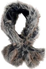 Elegant Faux Fur Winter Scarf Wrap Collar Shawl For Women's Paris Style Neck