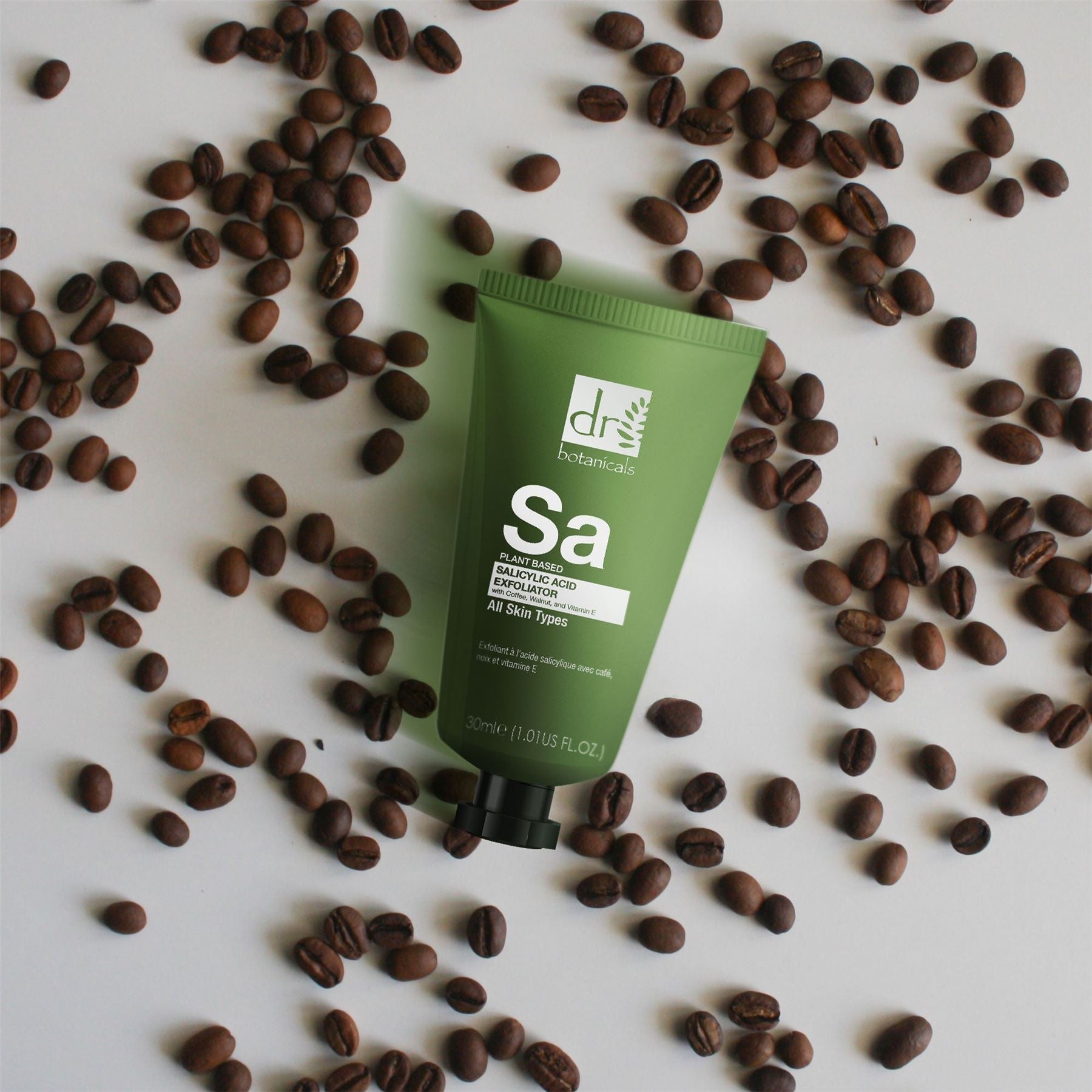 Salicylic Acid Exfoliator with Coffee, Walnut & Vitamin E 30ml