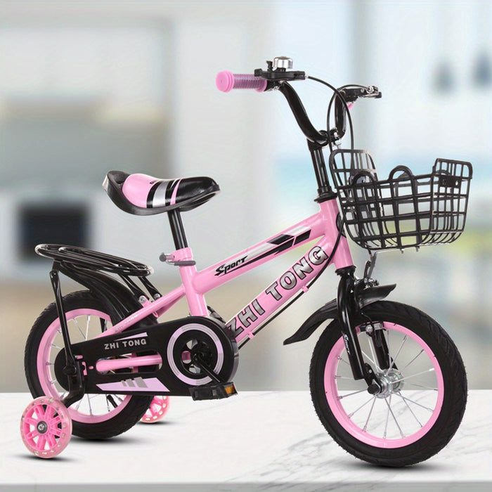 Kids' Tricycle 16-Inch, Ages 3+, Rear Seat & Front Basket, image 2