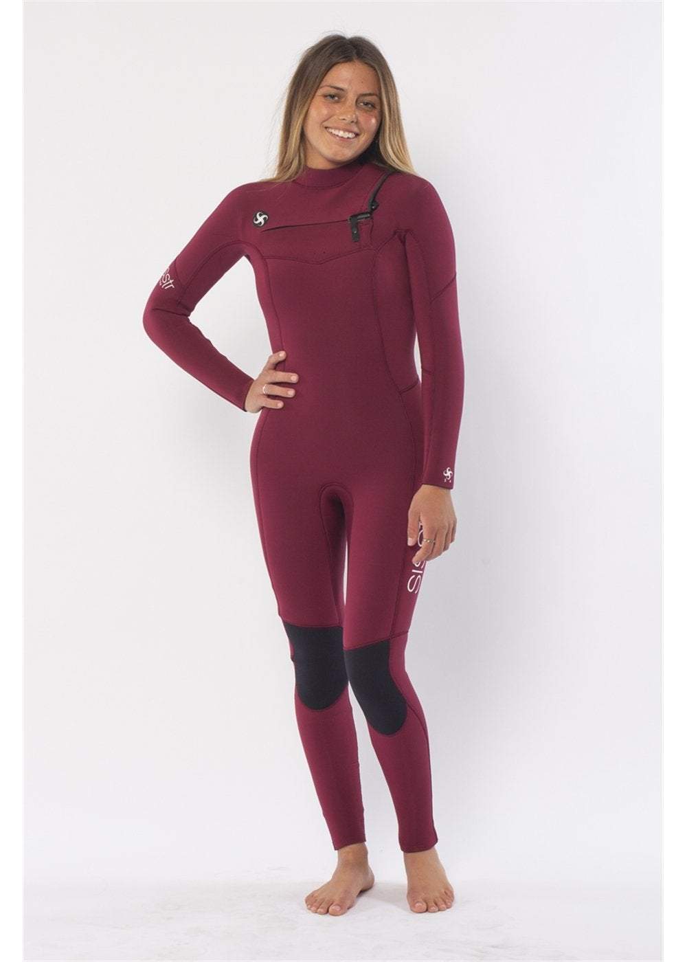 Sisstrevolution Women's 7 Seas 5/4mm Chest Zip Wetsuit, Full Suit