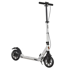 HOMCOM Foldable Kick Scooter – Adjustable Height, Double Suspension & Dual Brakes