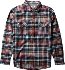 Vissla Men's Central Coast Long Sleeve Flannel Shirt, 100% Cotton