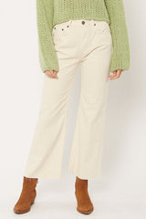 Amuse Society Women's Gabi Cropped Flare Jeans, Non-Stretch Cotton