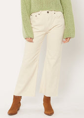 Amuse Society Women's Gabi Cropped Flare Jeans, Non-Stretch Cotton