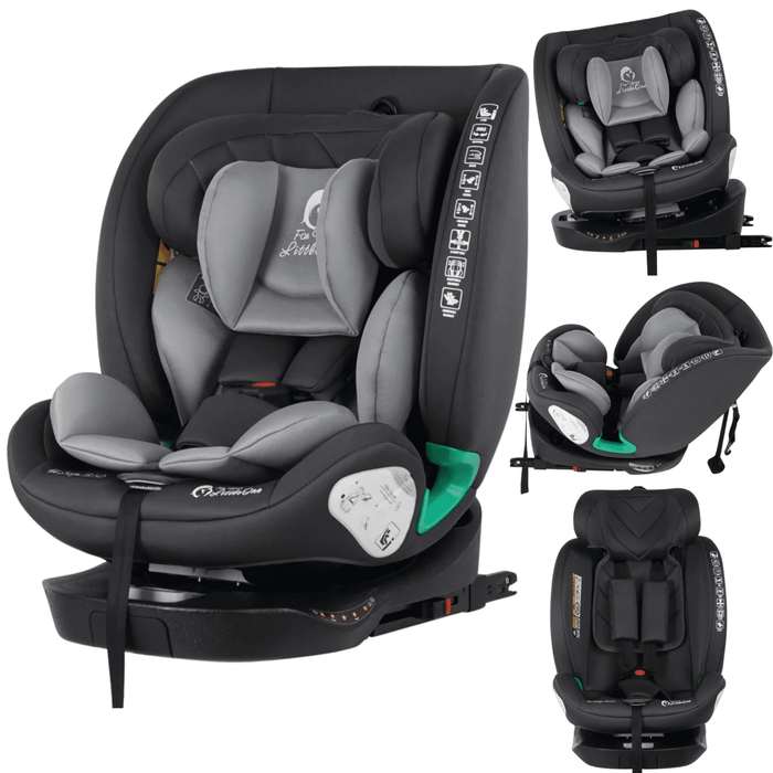 AllStage 360 i-Size Car Seat, Slate Mist, Birth to 12 Years, ISOFIX