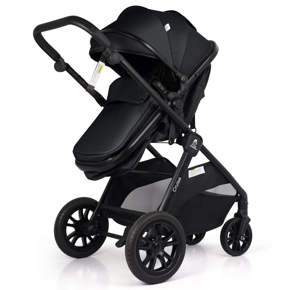 Cruise 3-in-1 Travel System with ISOFIX Base – Eclipse Black, Birth to 4 Years
