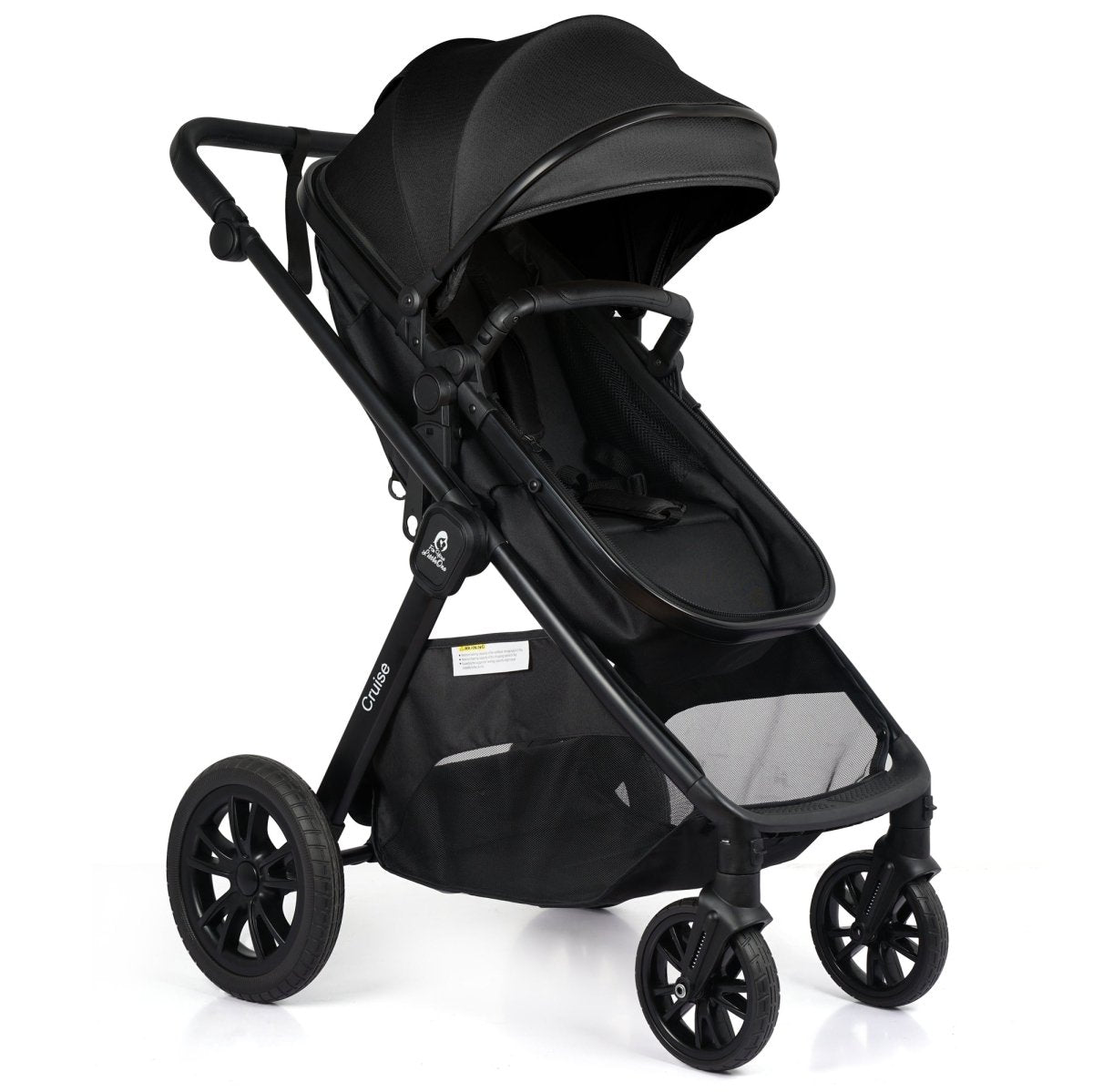 Cruise 3-in-1 Travel System with Car Seat – Eclipse Black, Birth to 4 Years