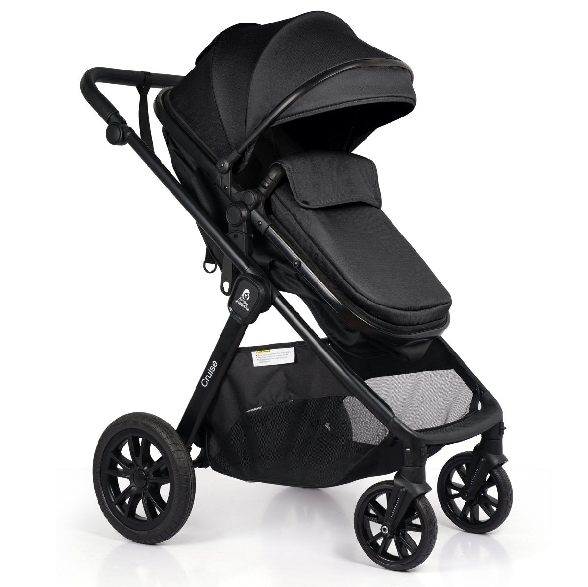 Cruise 3-in-1 Travel System with Car Seat – Eclipse Black, Birth to 4 Years