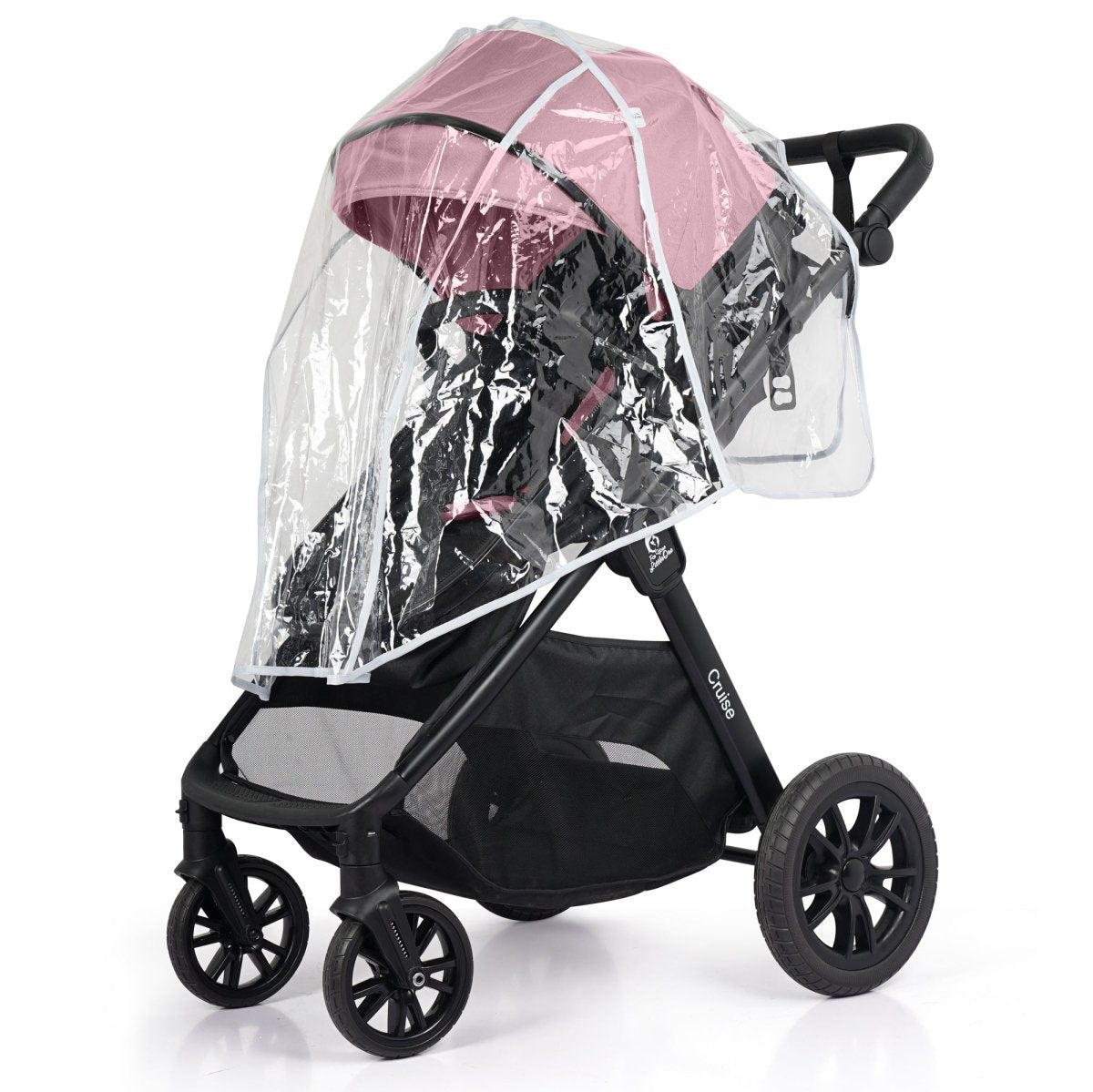 Cruise 3-in-1 Travel System with ISOFIX Base – Blush Rose, Birth to 4 Years