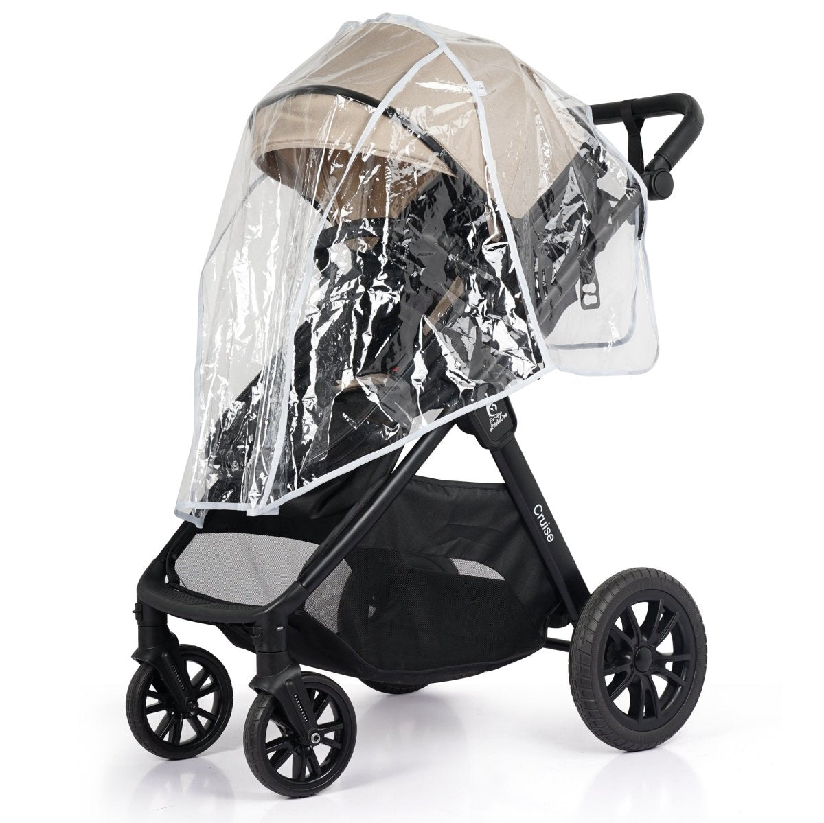 Cruise 3-in-1 Travel System with Car Seat – Dune Beige, Birth to 4 Years