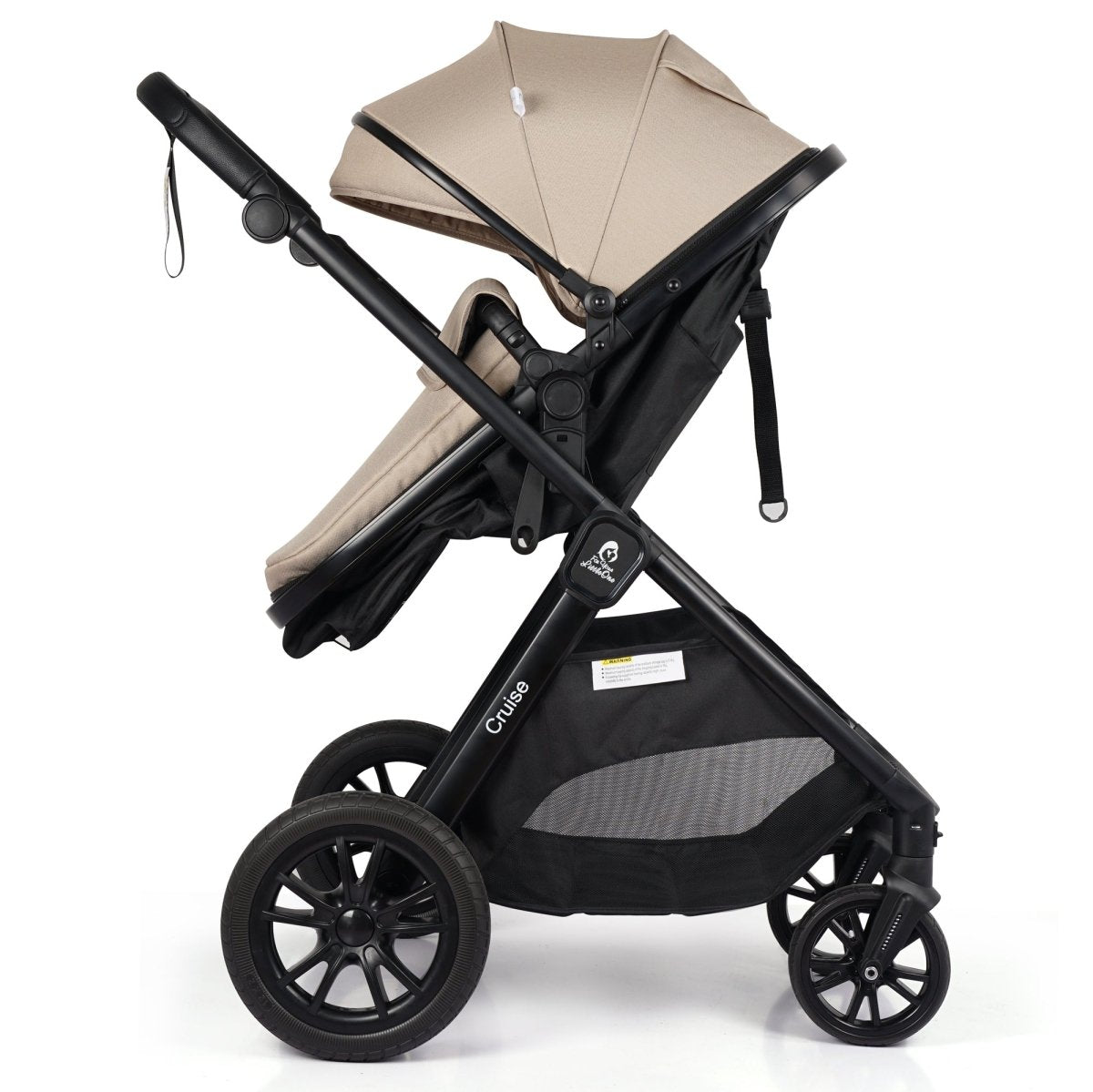 Cruise 3-in-1 Travel System with Car Seat – Dune Beige, Birth to 4 Years