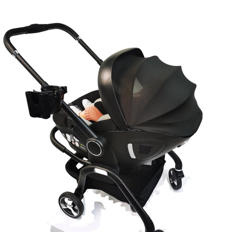 Qubi Pushchair Cup Holder – Black, Universal Fit