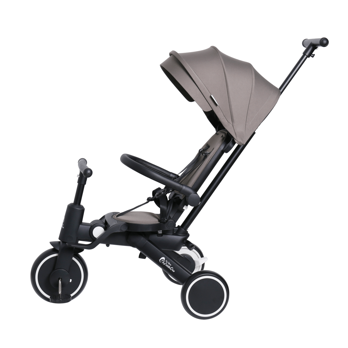 Xplor 6-in-1 Foldable Trike – Grey Olive, 10 Months to 4 Years