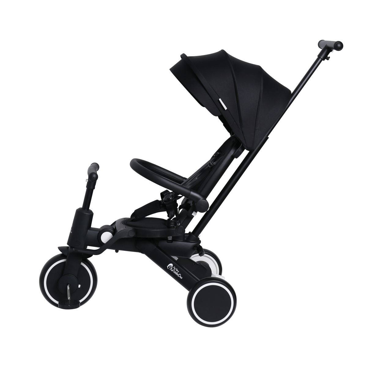 Xplor 6-in-1 Foldable Trike – Jet Black, 10 Months to 4 Years