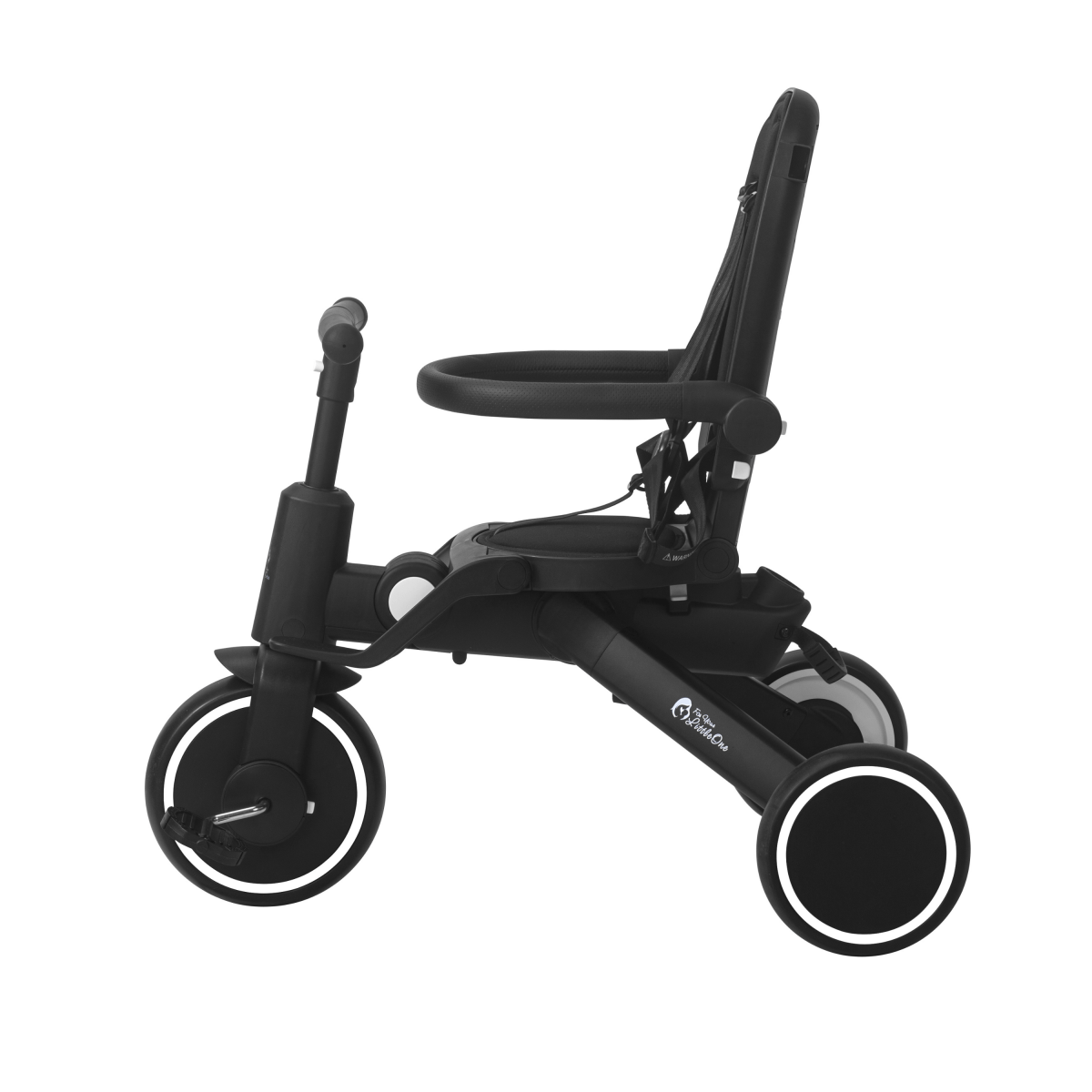 Xplor 6-in-1 Foldable Trike – Jet Black, 10 Months to 4 Years