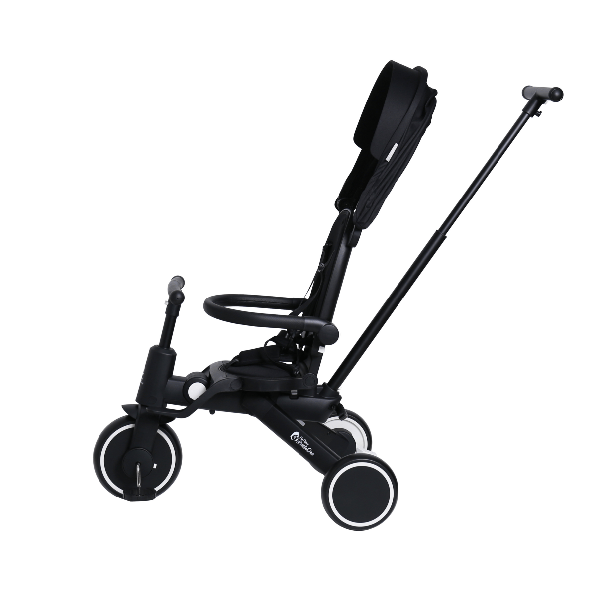 Xplor 6-in-1 Foldable Trike – Jet Black, 10 Months to 4 Years
