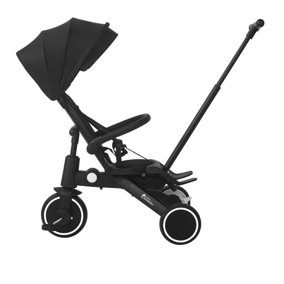 Xplor 6-in-1 Foldable Trike – Jet Black, 10 Months to 4 Years