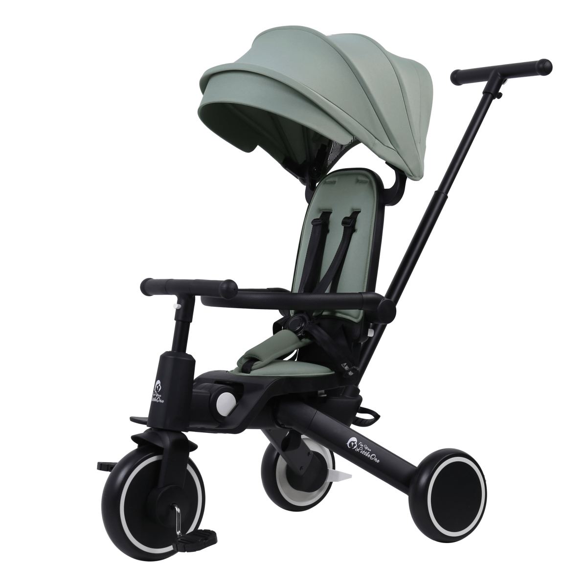 Xplor Ultimate 6-in-1 Foldable Trike – Green, 10 Months to 4 Years