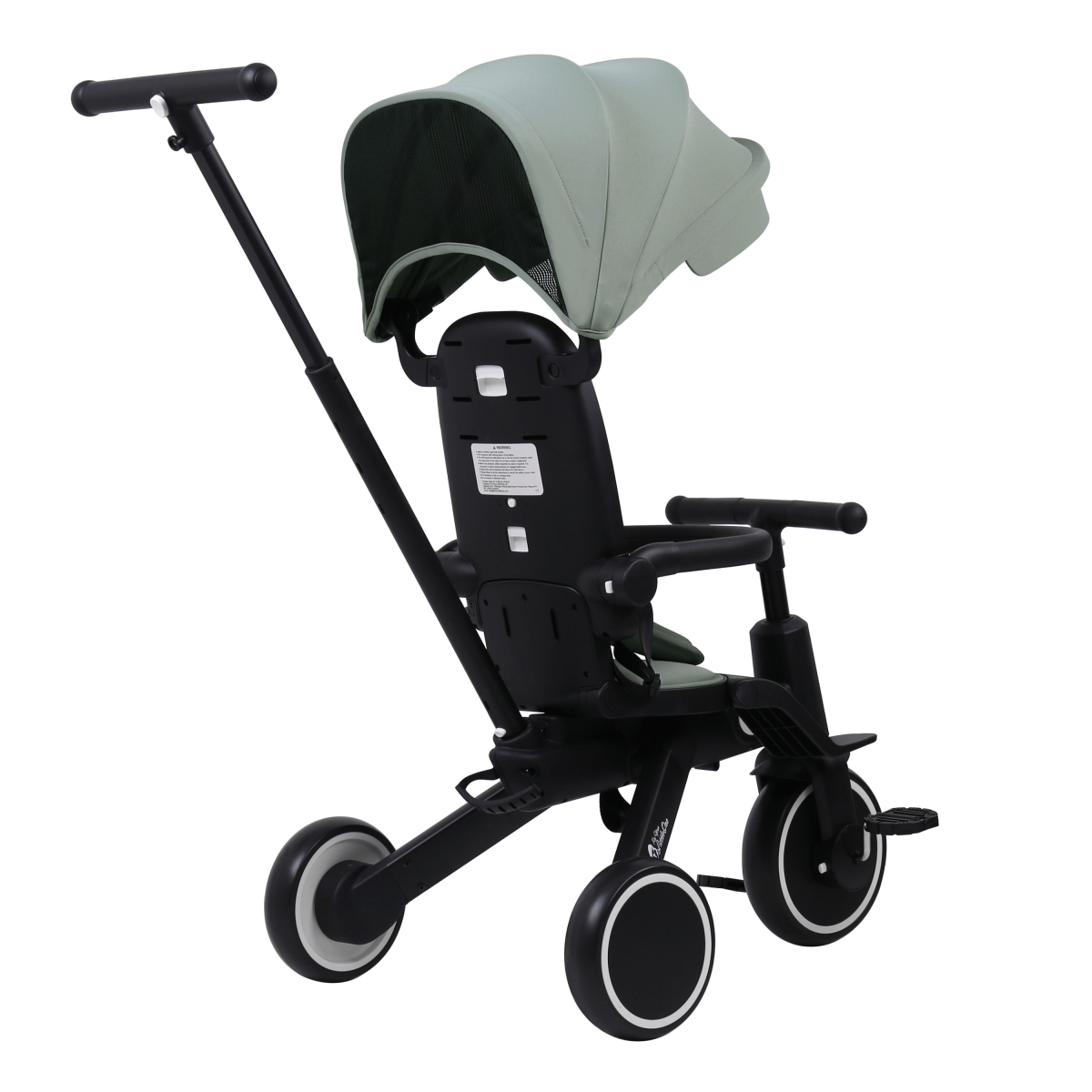 Xplor Ultimate 6-in-1 Foldable Trike – Green, 10 Months to 4 Years