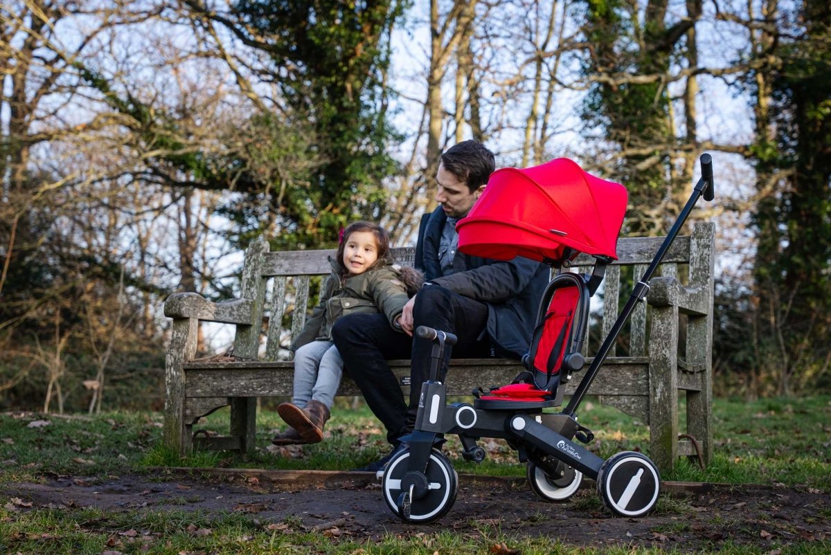 Xplor Ultimate 6-in-1 Foldable Trike – Grey Olive, 10 Months to 4 Years