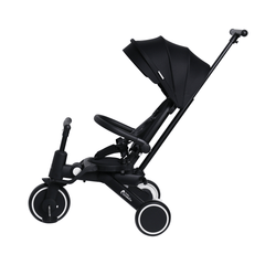 Xplor Ultimate 6-in-1 Foldable Trike – Jet Black, 10 Months to 4 Years